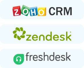 Telefonía ZohoCRM Zendesk Freshdesk
